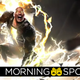 Black Adam, presumably mad at something.